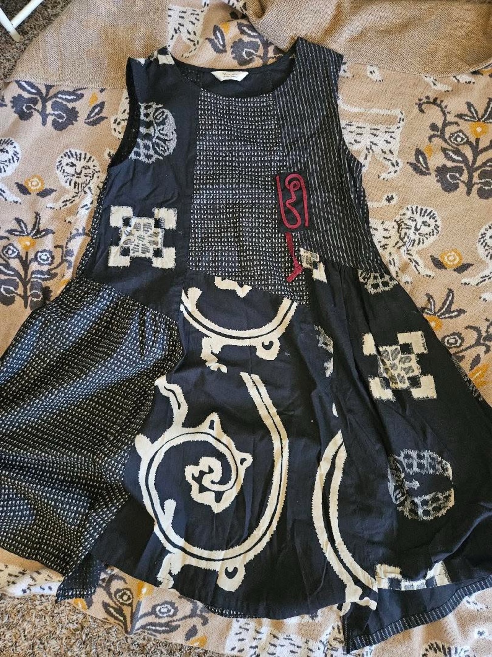 Thai dress 🌀 art to wear 100% cotton